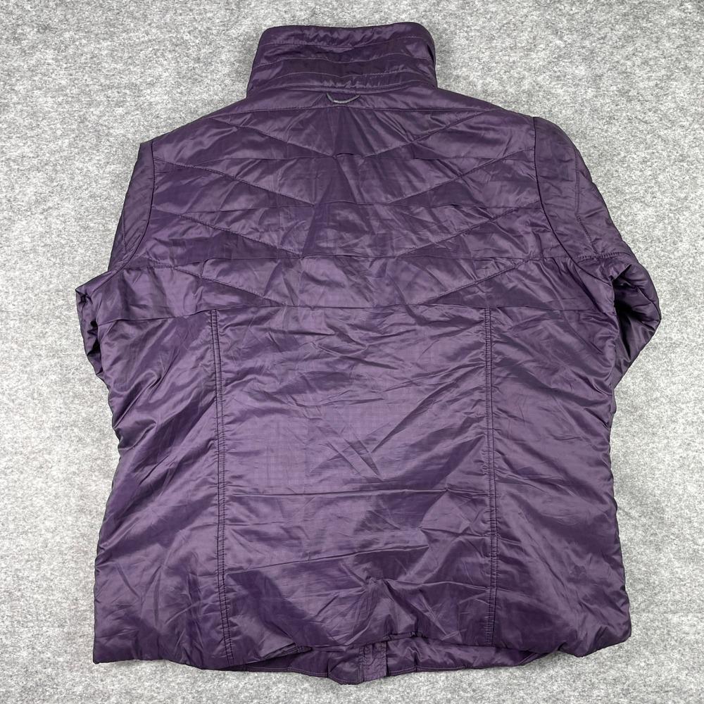 Columbia Puffer Jacket Womens 1X Purple Omni-Heat Interchange Quilted Full Zip - Picture 3 of 13